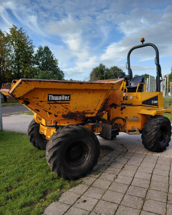 Thwaites 6 Tonne m/drejelig tip, Brugt dumper