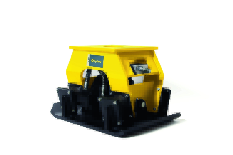 Epiroc HC450 Pladevibrator (360° rotation), Maskinbåren