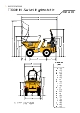 Thwaites, T300H, 3 Ton, m/drejelig højtip 