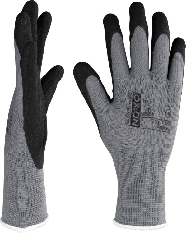 OX-ON Arbejdshandske Flexible Basic 1012 Str.10