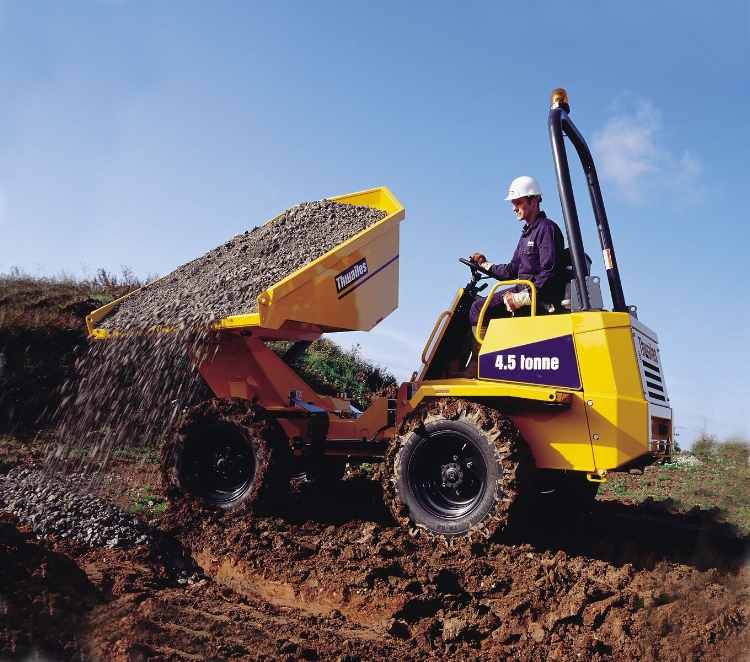 Thwaites 4,5 Ton, m/drejelig tip