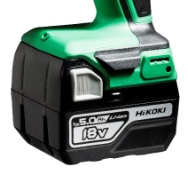 Hikoki DS18DD, Bore-/skruemaskine, 5,0 Ah, 18V (inkl. 2 x batterier og lader)