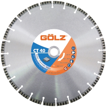 Gölz CT 40, Ø400x25,4mm, Diamantskive