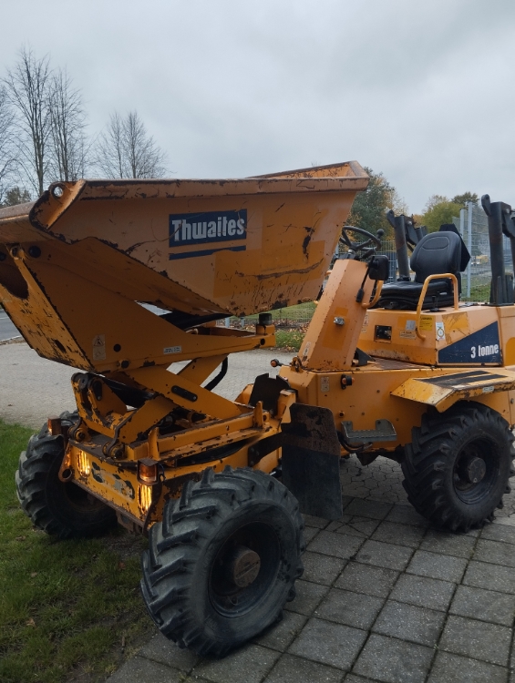 Thwaites 3 Tonne hi/sw, Brugt dumper